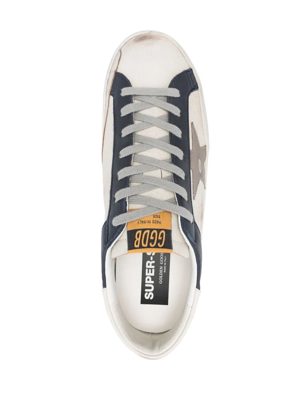 GOLDEN GOOSE Men's Super Star Leather Sneakers