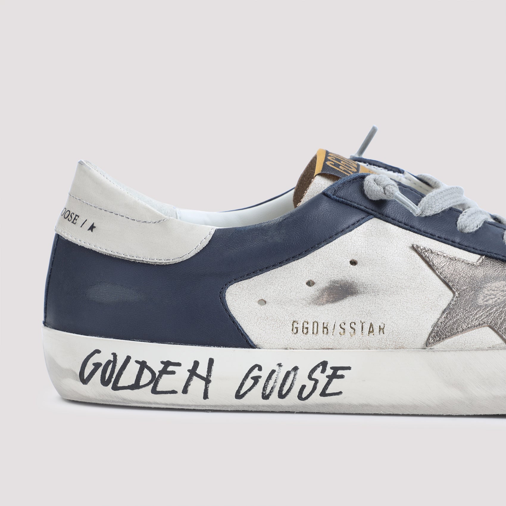 GOLDEN GOOSE Men's Super Star Leather Sneakers