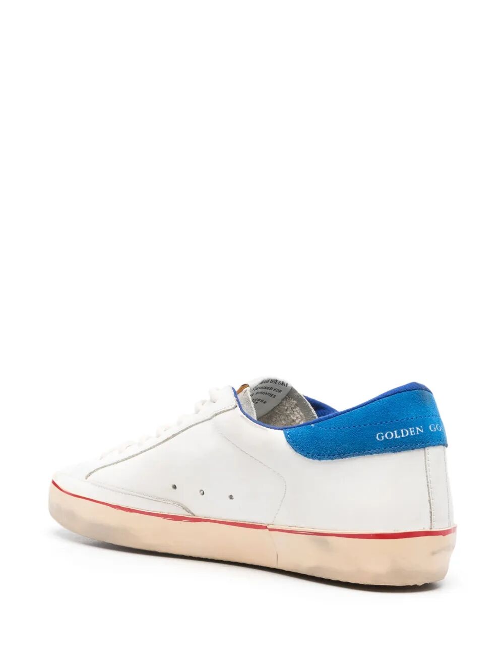 GOLDEN GOOSE Men's Super Star Leather Upper Skate Star Sneaker