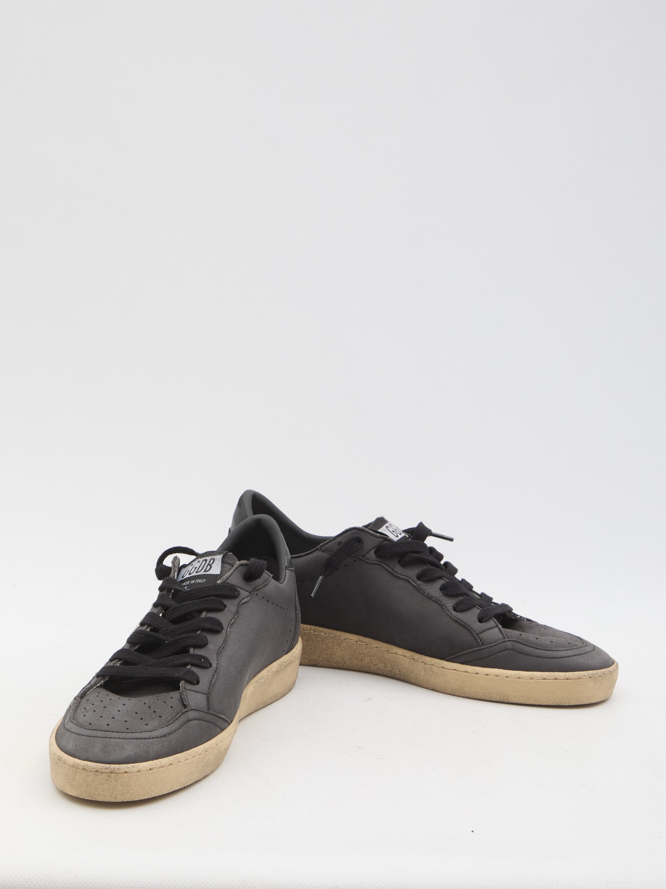 GOLDEN GOOSE Distressed Leather Lace-Up Sneakers for Men