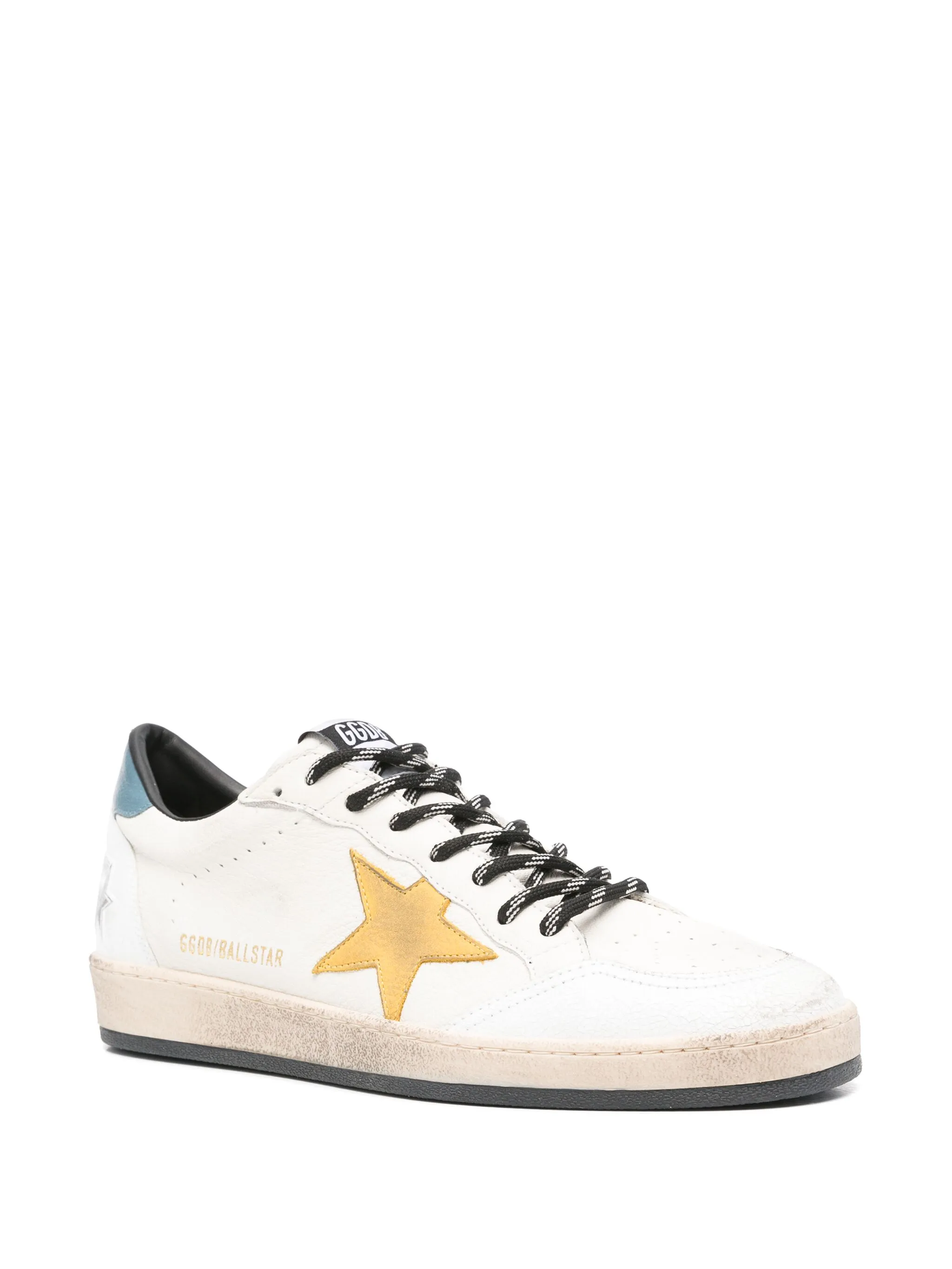 GOLDEN GOOSE Men's Vintage-Style Sneaker with Star Accent