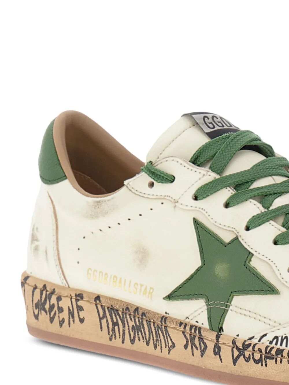 GOLDEN GOOSE Leather Star Low-Top Sneakers for Men