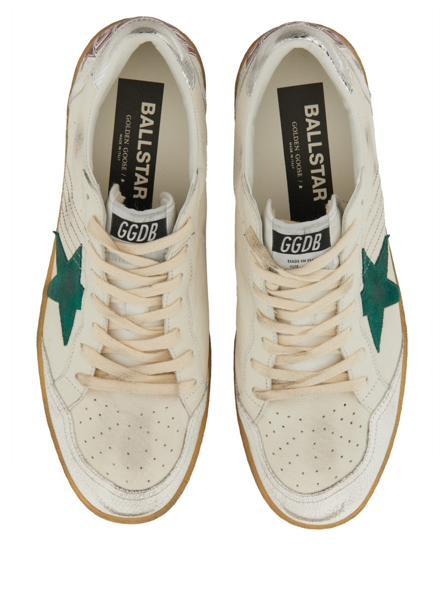 GOLDEN GOOSE Men's Leather Sneaker Ball Star