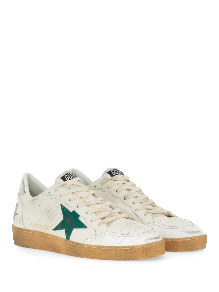 GOLDEN GOOSE Men's Leather Sneaker Ball Star