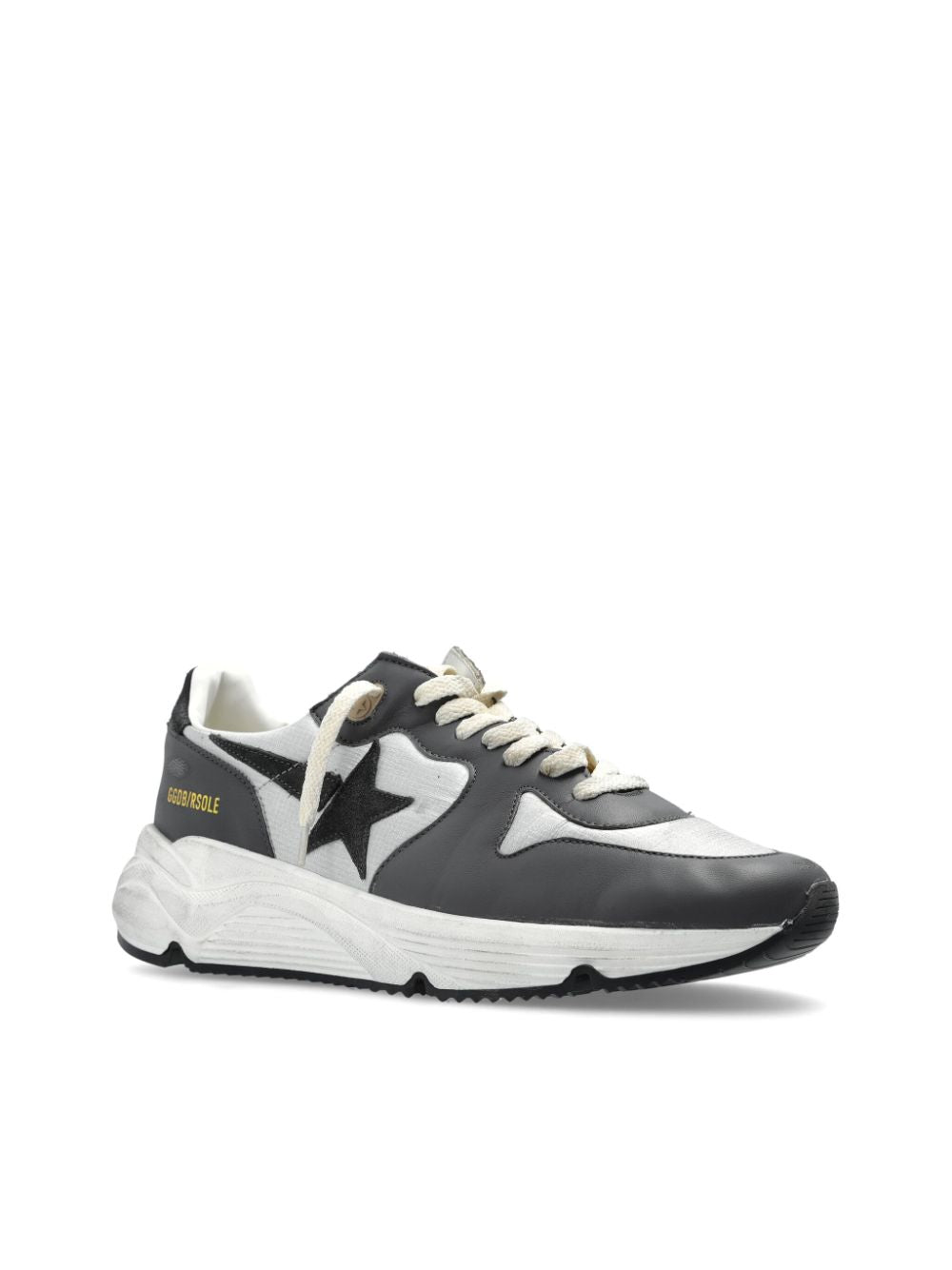 GOLDEN GOOSE Running Sole Leather Sneakers for Men