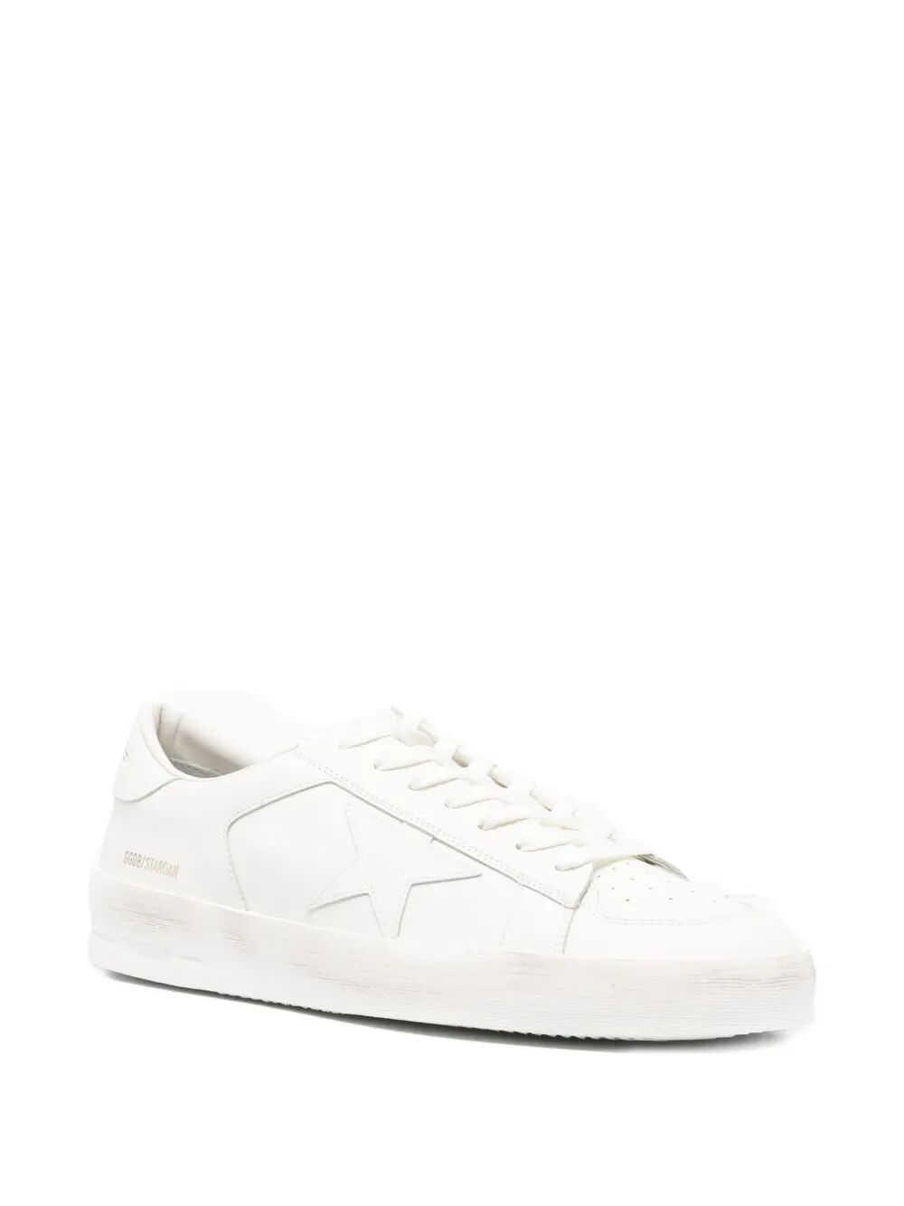 GOLDEN GOOSE Men's Stardust Leather Upper Sneakers