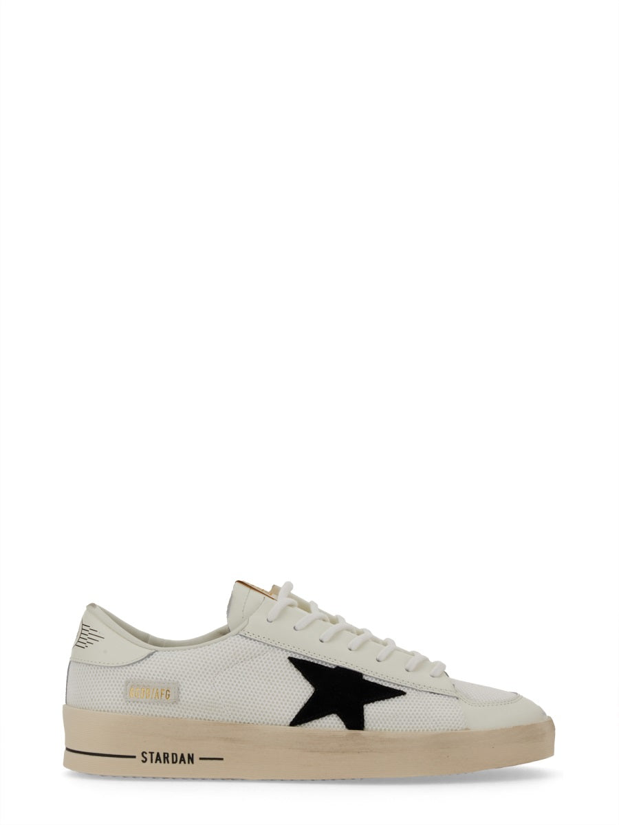 GOLDEN GOOSE Multicolor Leather and Mesh Sneakers for Men
