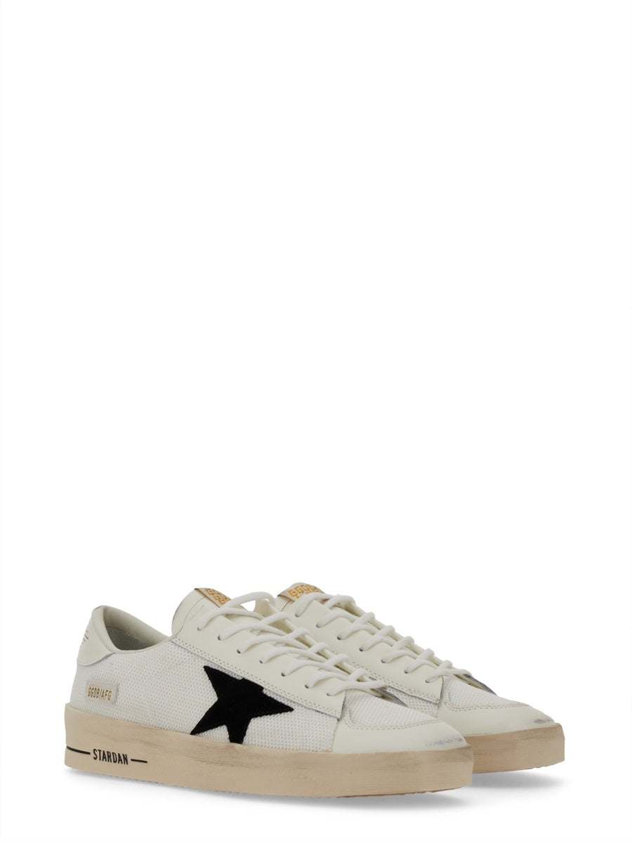 GOLDEN GOOSE Multicolor Leather and Mesh Sneakers for Men