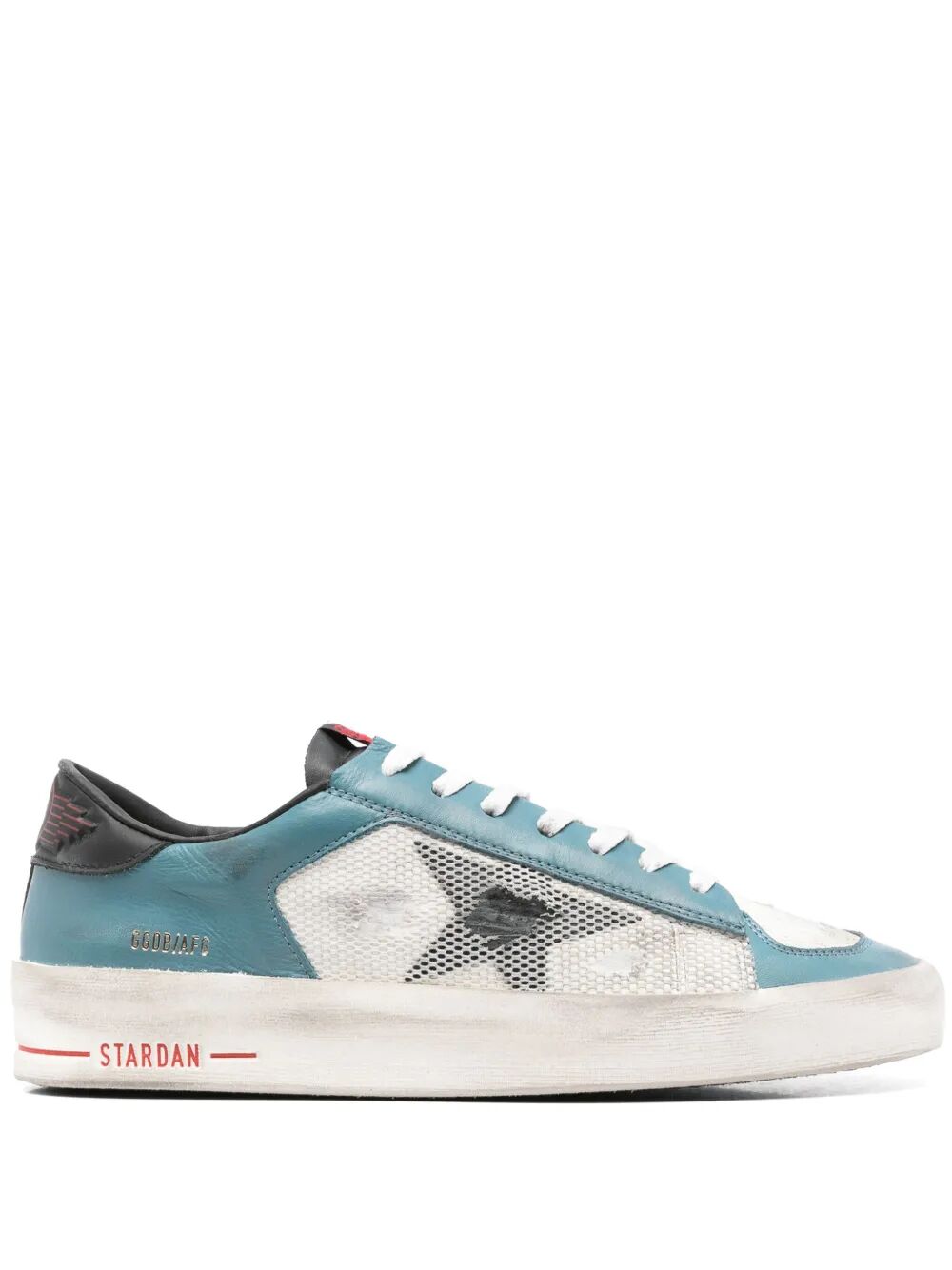 GOLDEN GOOSE Stardan Leather Upper with Net Sneakers for Men