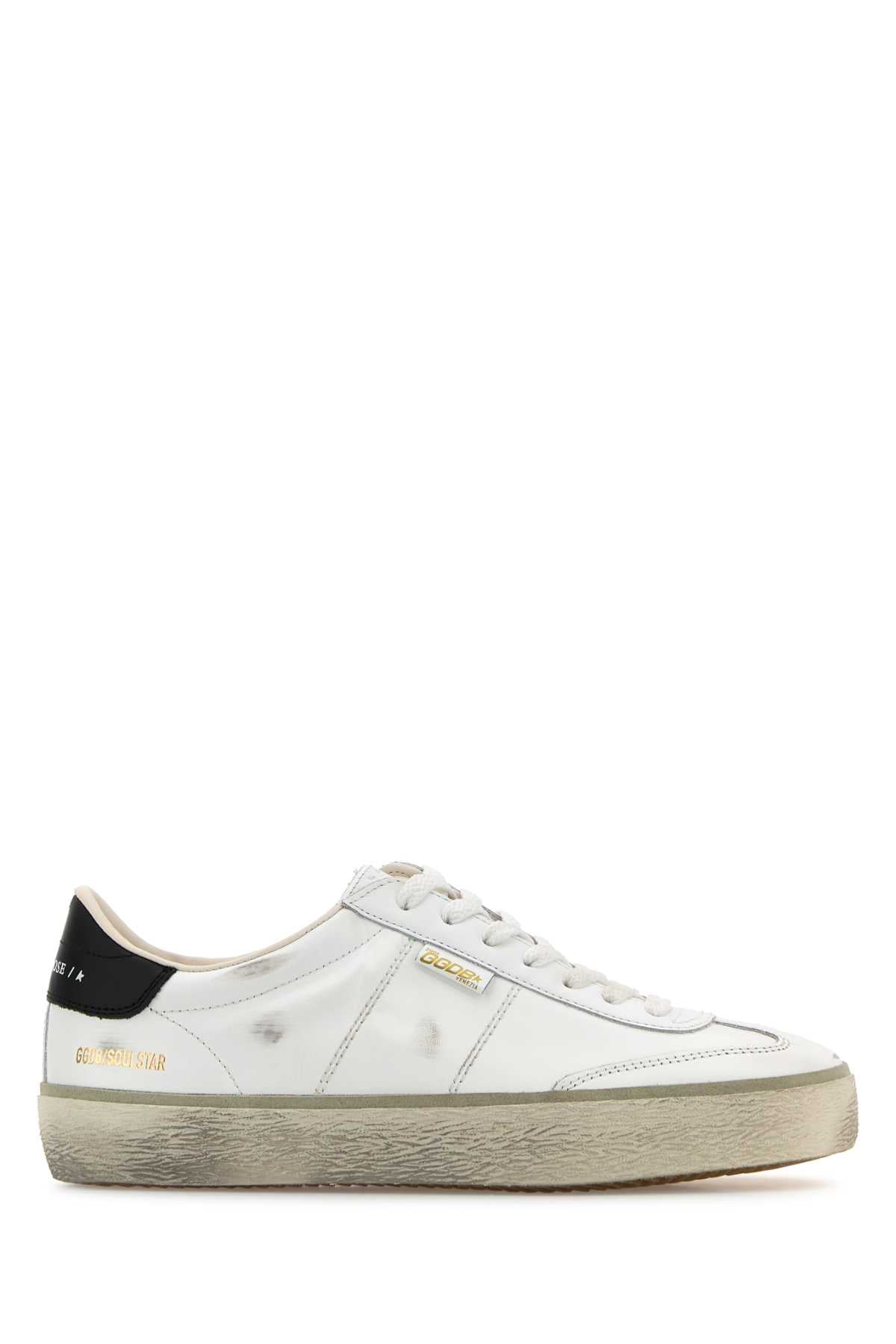 GOLDEN GOOSE Lace-Up Distressed Sneakers for Men