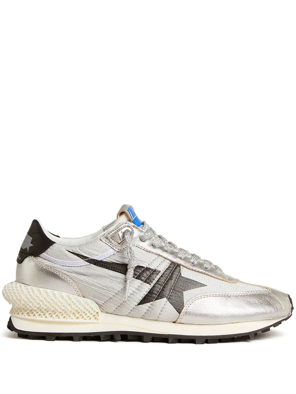 GOLDEN GOOSE Marathon Nylon Sneakers with Ripstop Detail and Star Accents