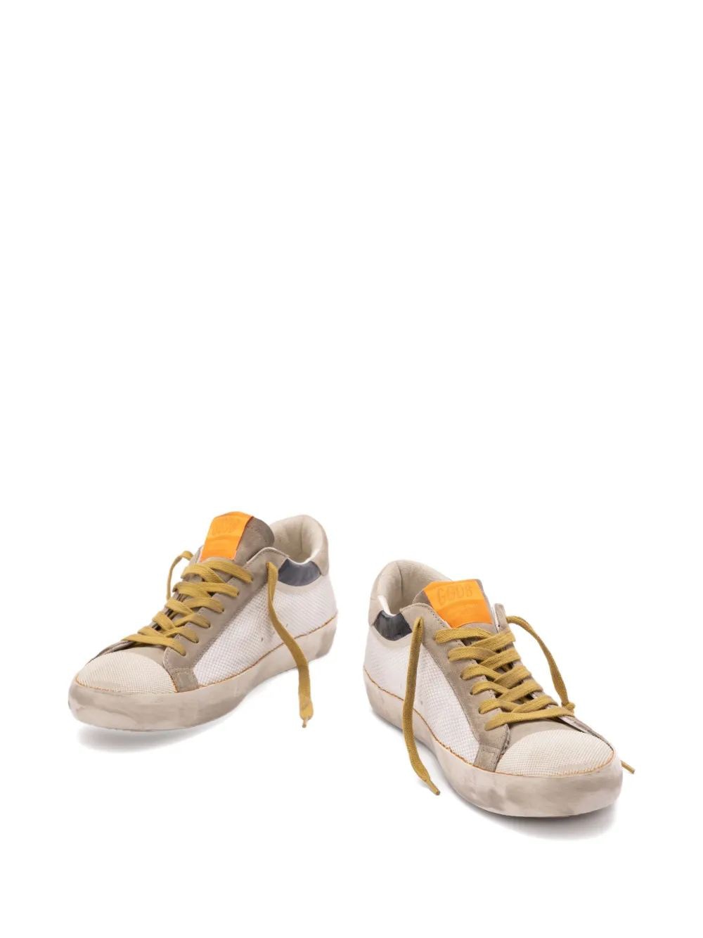 GOLDEN GOOSE Super Star Net and Naplak Upper Sneakers for Men