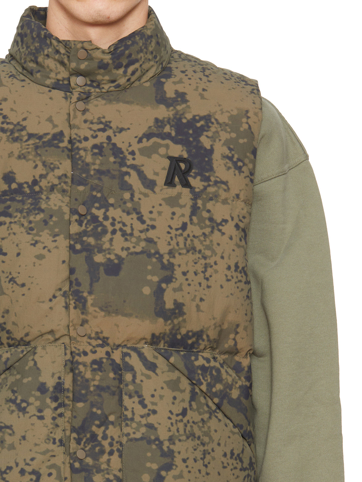 REPRESENT Padded Nylon Vest - Size M