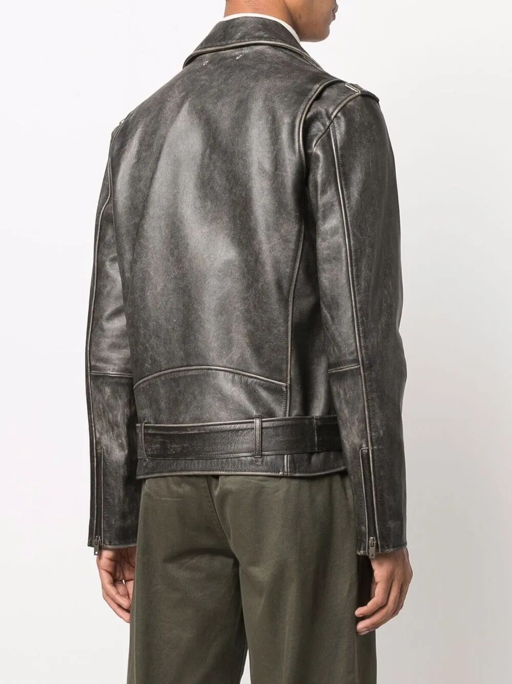 GOLDEN GOOSE Distressed M's Chiodo Jacket