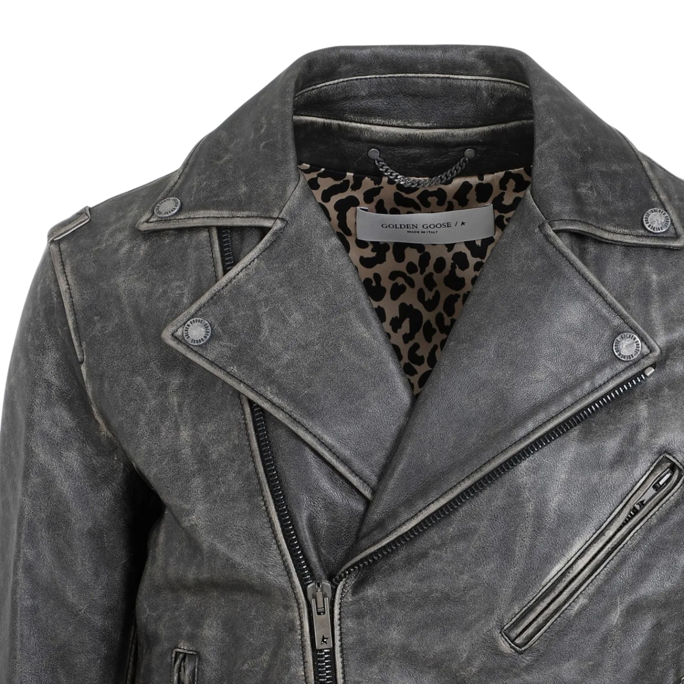 GOLDEN GOOSE Men's Classic Cow Leather Jacket