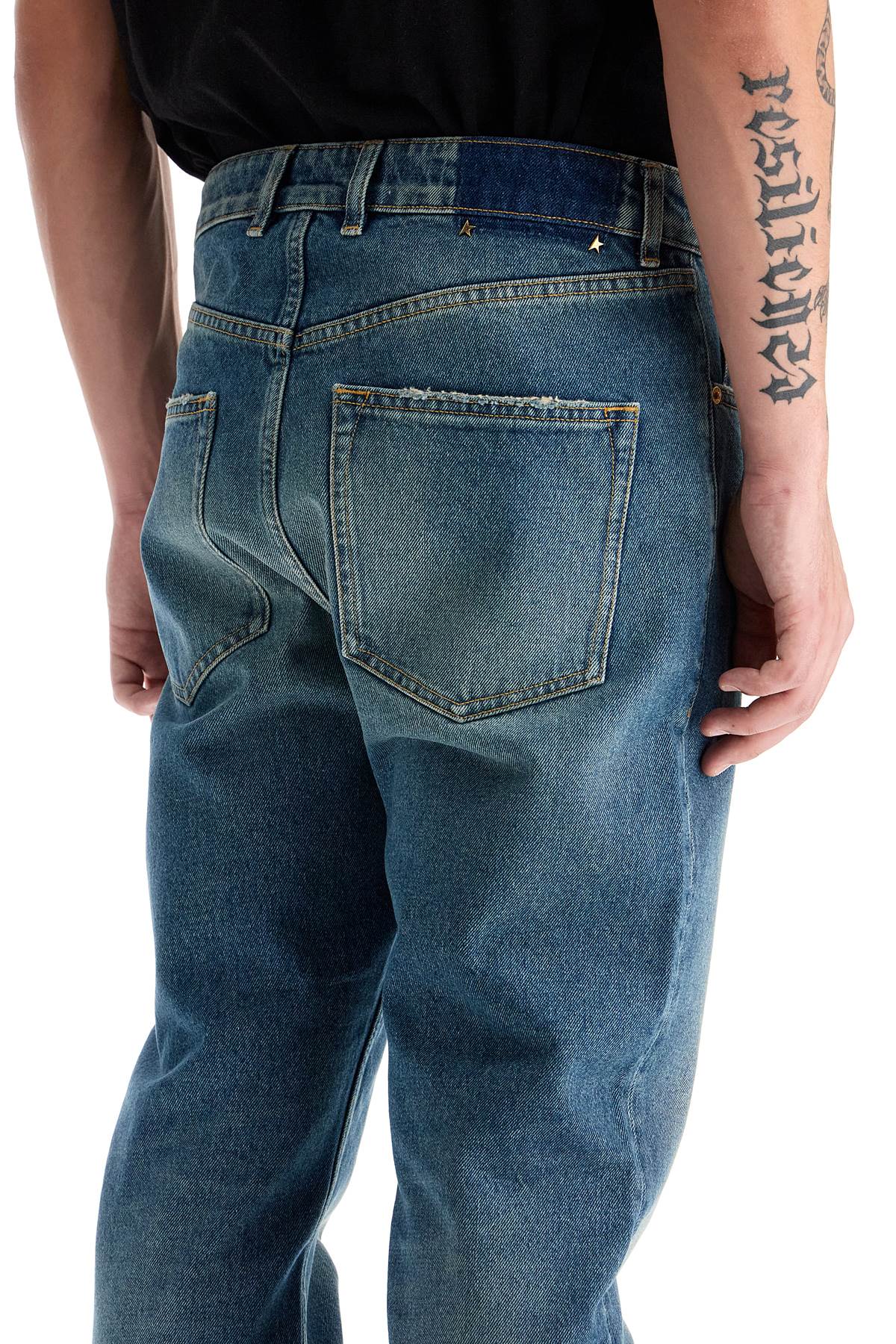 GOLDEN GOOSE Men's Straight Leg Jeans