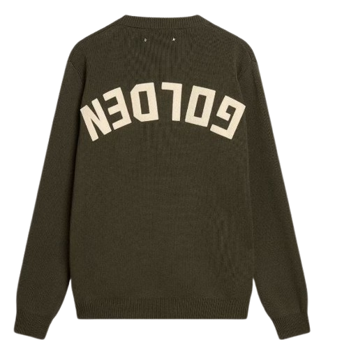GOLDEN GOOSE Logo Organic Cotton Sweater for Men