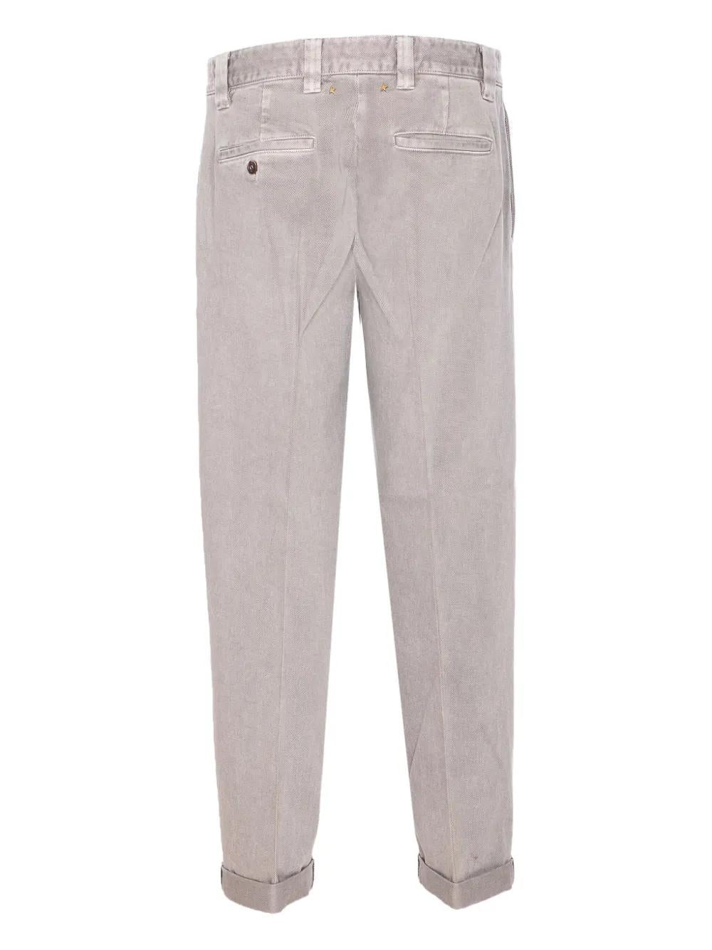 GOLDEN GOOSE Cuffed Cotton Trousers