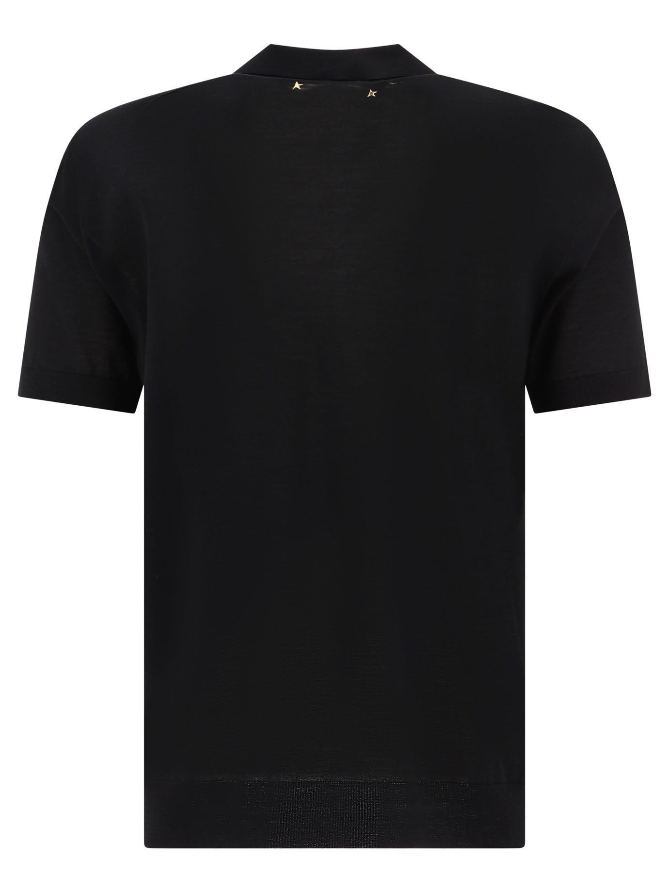 GOLDEN GOOSE Merino Wool Polo Shirt - Regular Fit