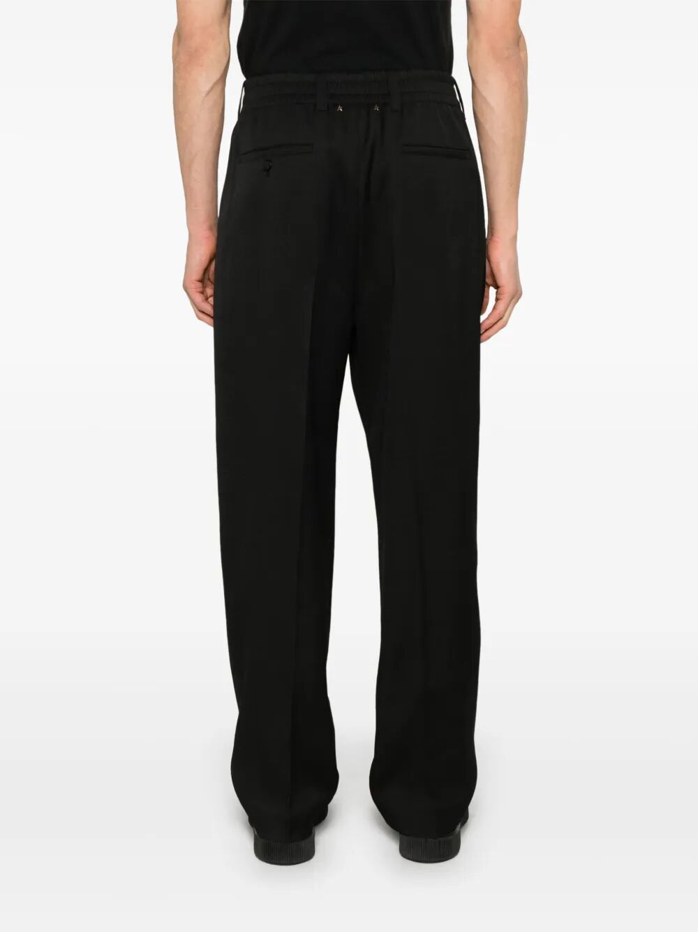 GOLDEN GOOSE Men's Light Dry Wool Gabardine Jogging Slacks