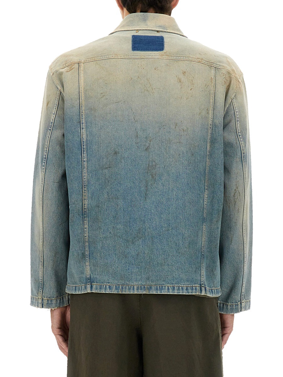 GOLDEN GOOSE Men's Denim Cotton Jacket