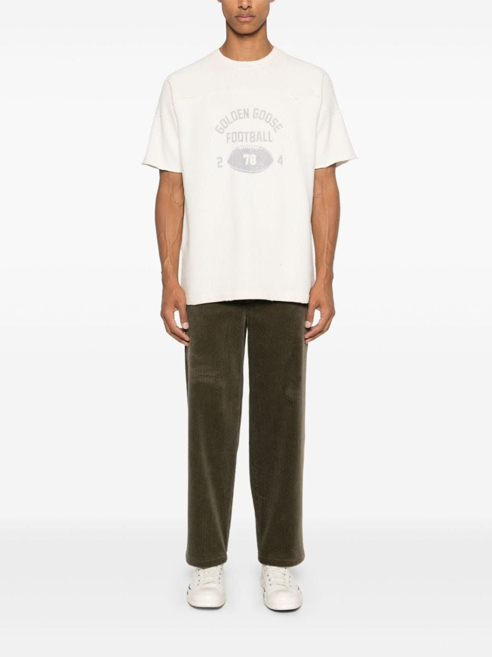 GOLDEN GOOSE Men's Corduroy Chino Skate Pants