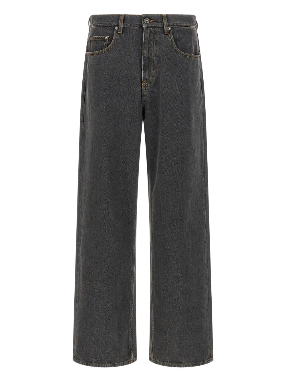 GOLDEN GOOSE Wide Leg Trousers with Standard Pocket - Men’s Fashion