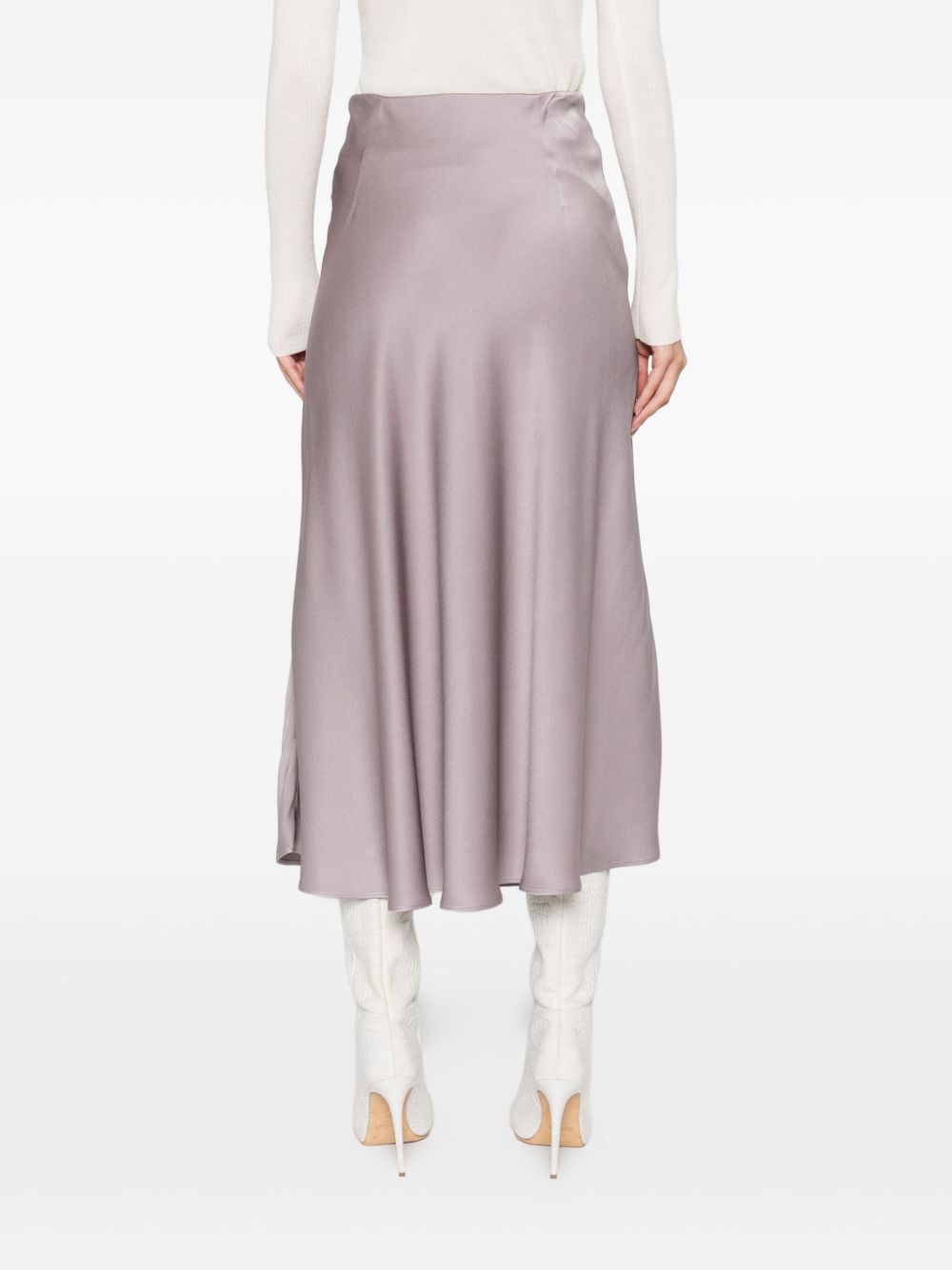 HERNO Satin Midi Skirt for Women
