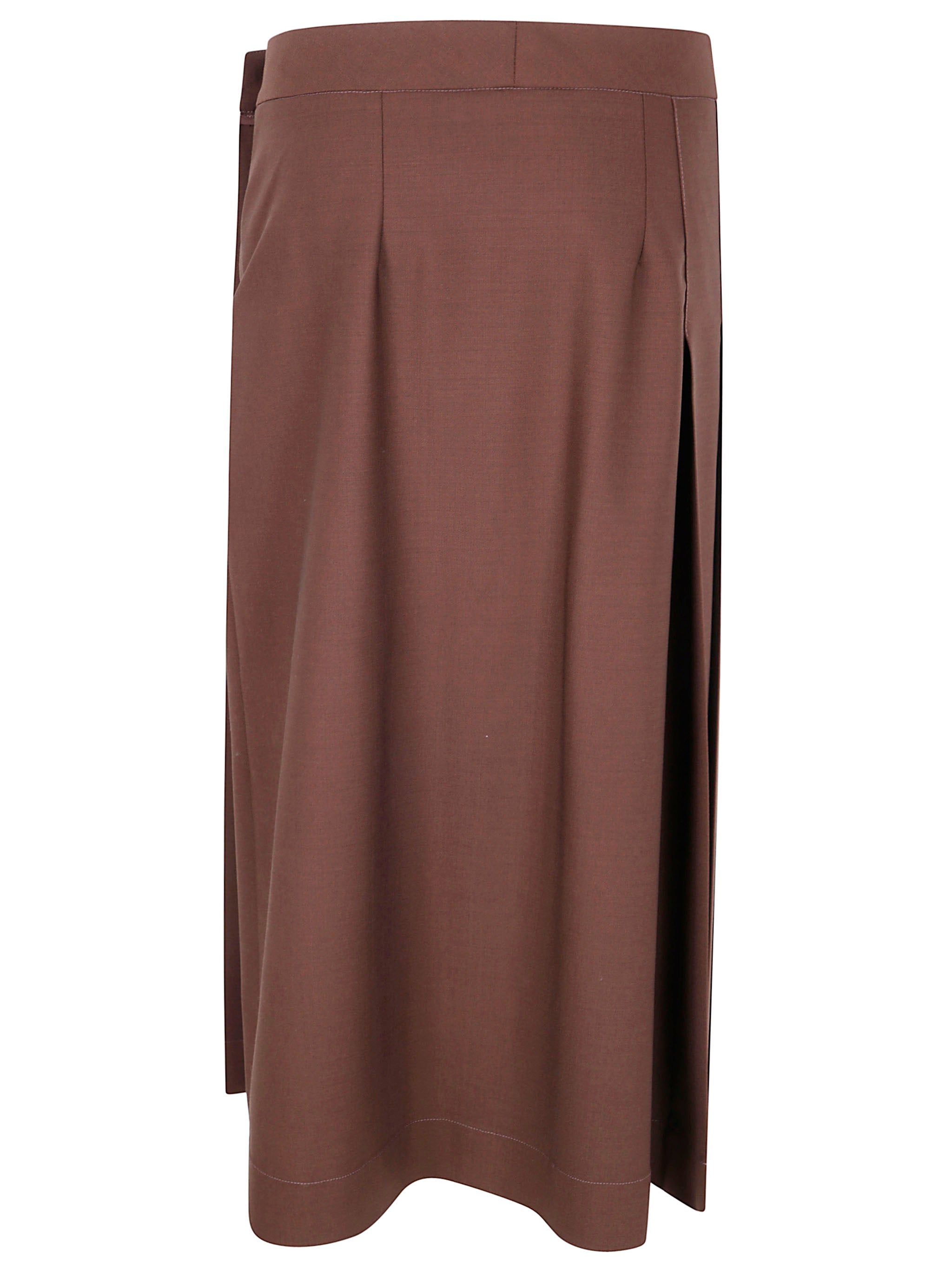 FABIANA FILIPPI Wrap-Around Pleated Skirt for Women