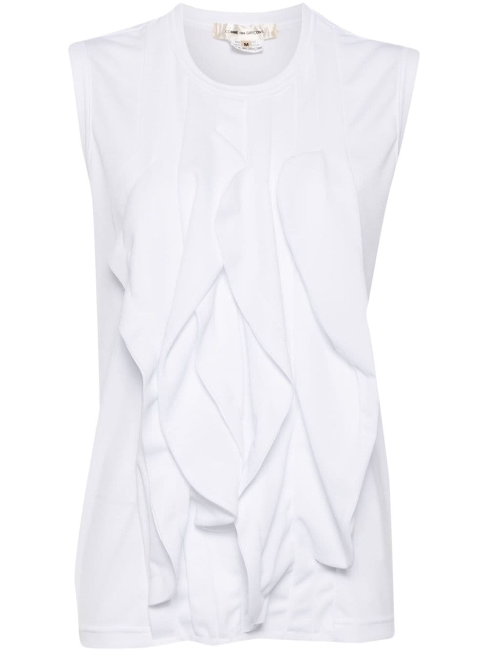 COMME DES GARÇONS Ruffled Detail Sleeveless Vest