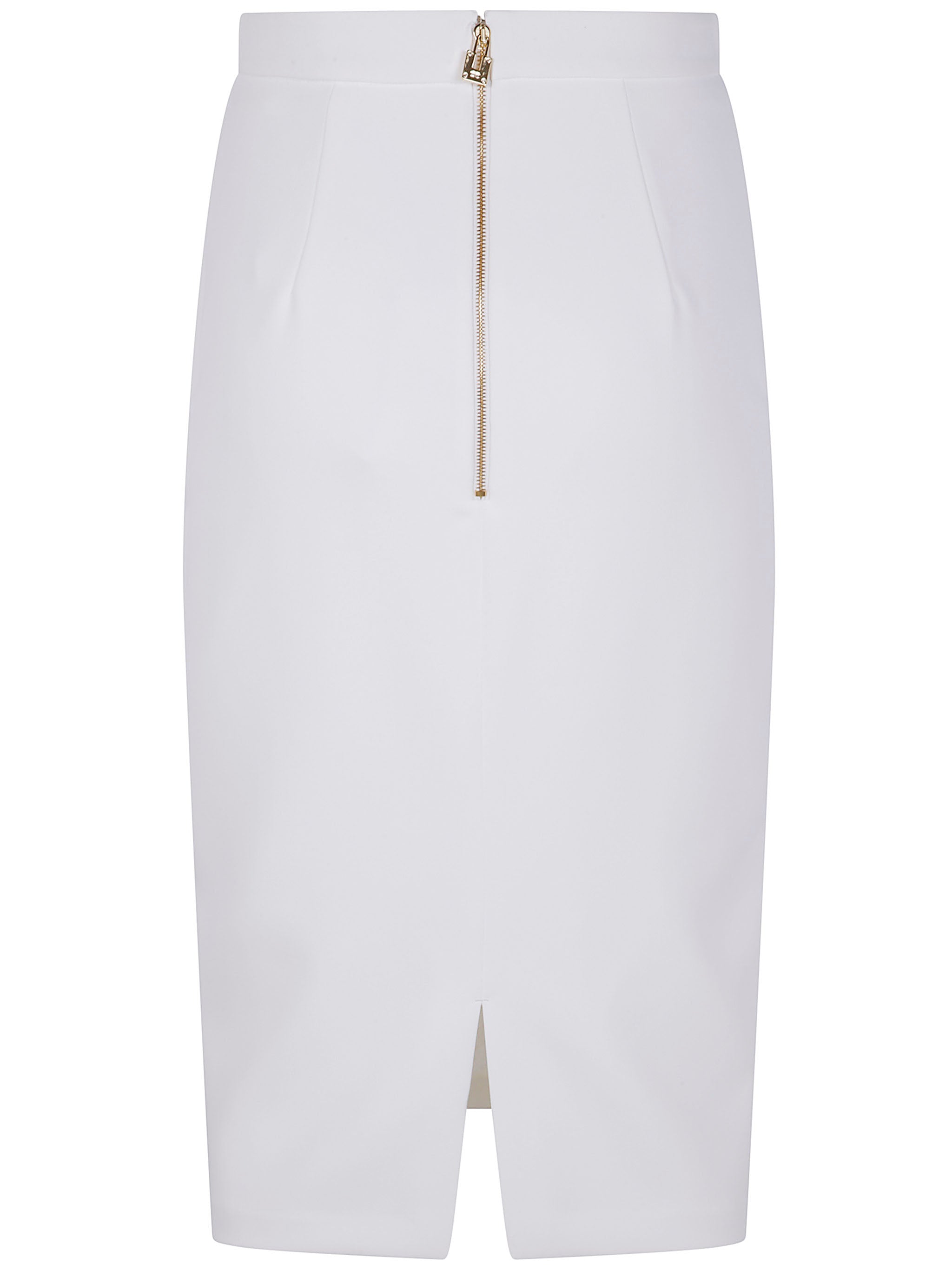 ELISABETTA FRANCHI Pencil Logo Skirt