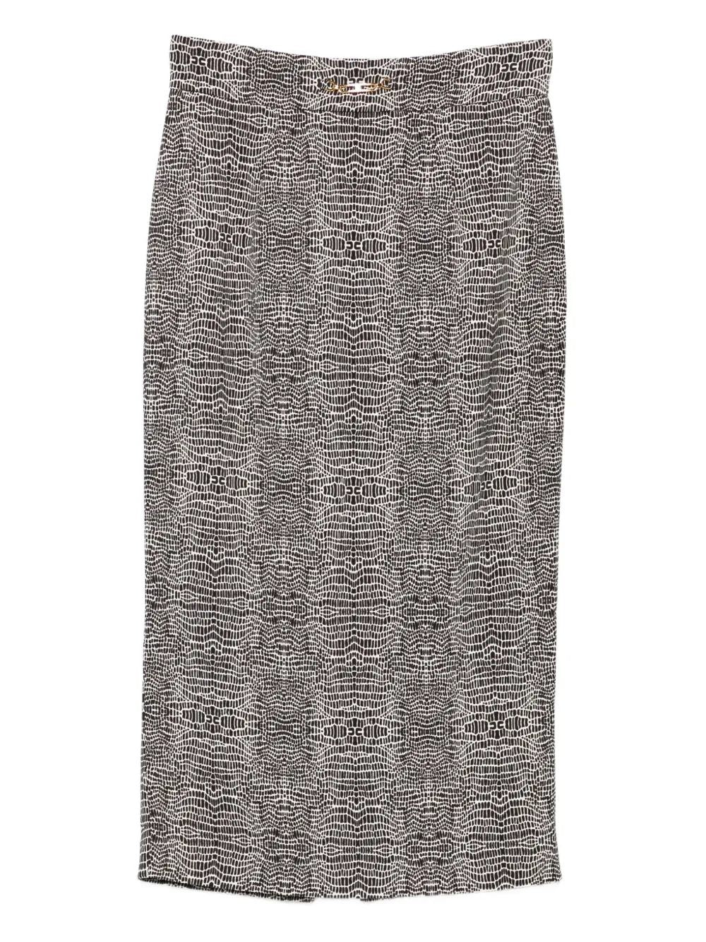 ELISABETTA FRANCHI Chic Viscose Mini Skirt for Women