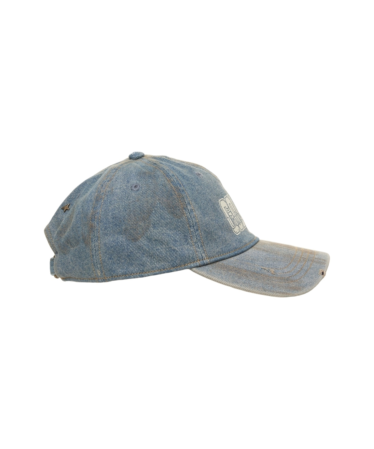 GOLDEN GOOSE Distressed Baseball Cap with Logo