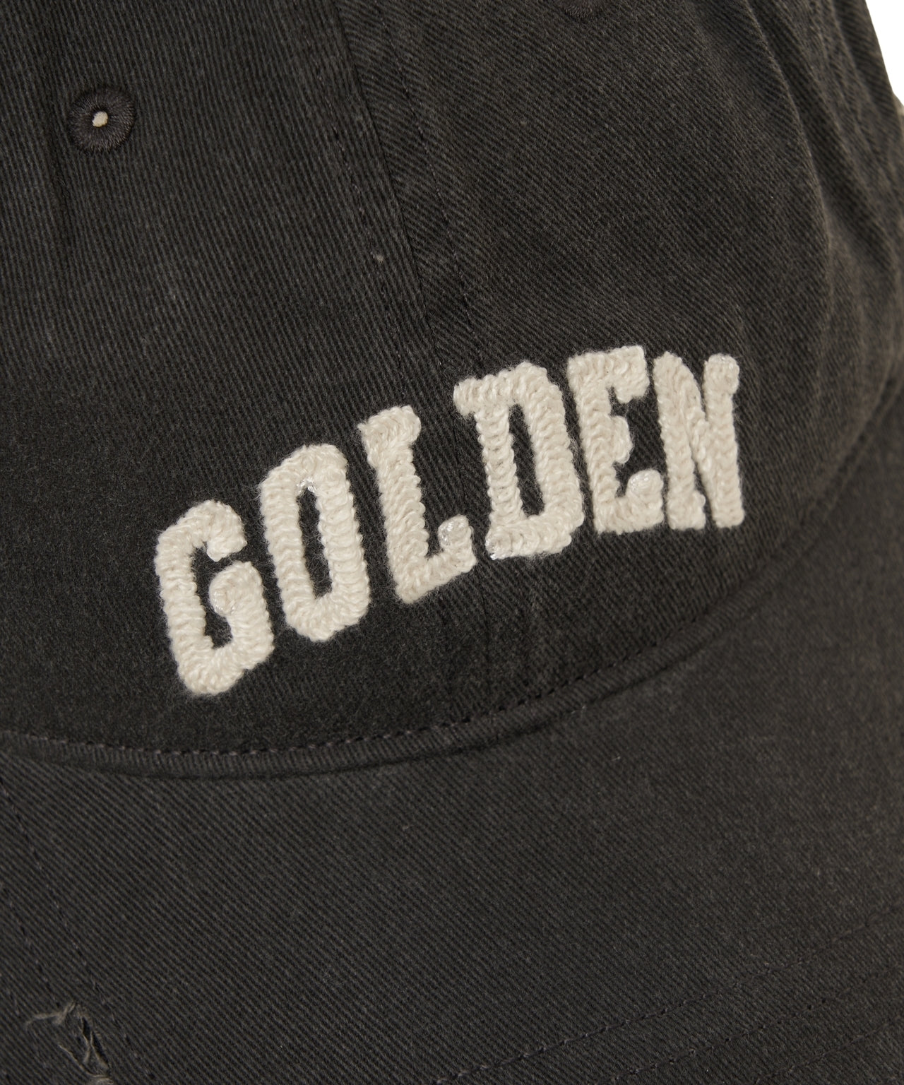 GOLDEN GOOSE Vintage Washed Baseball Cap with Embroidered Logo