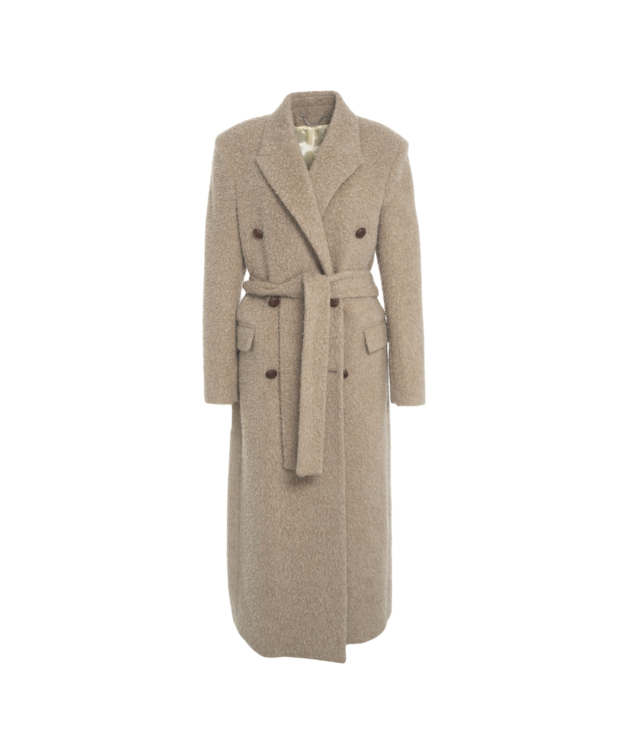 GOLDEN GOOSE Double-Breasted Jacket with Waist Belt for Women