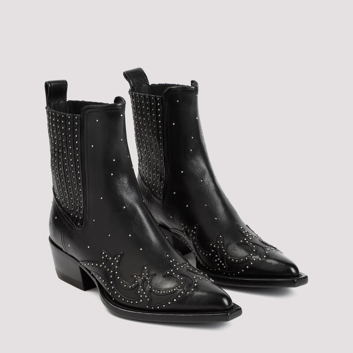 GOLDEN GOOSE Ankle-Length Mini-Stud Western-Inspired Boots