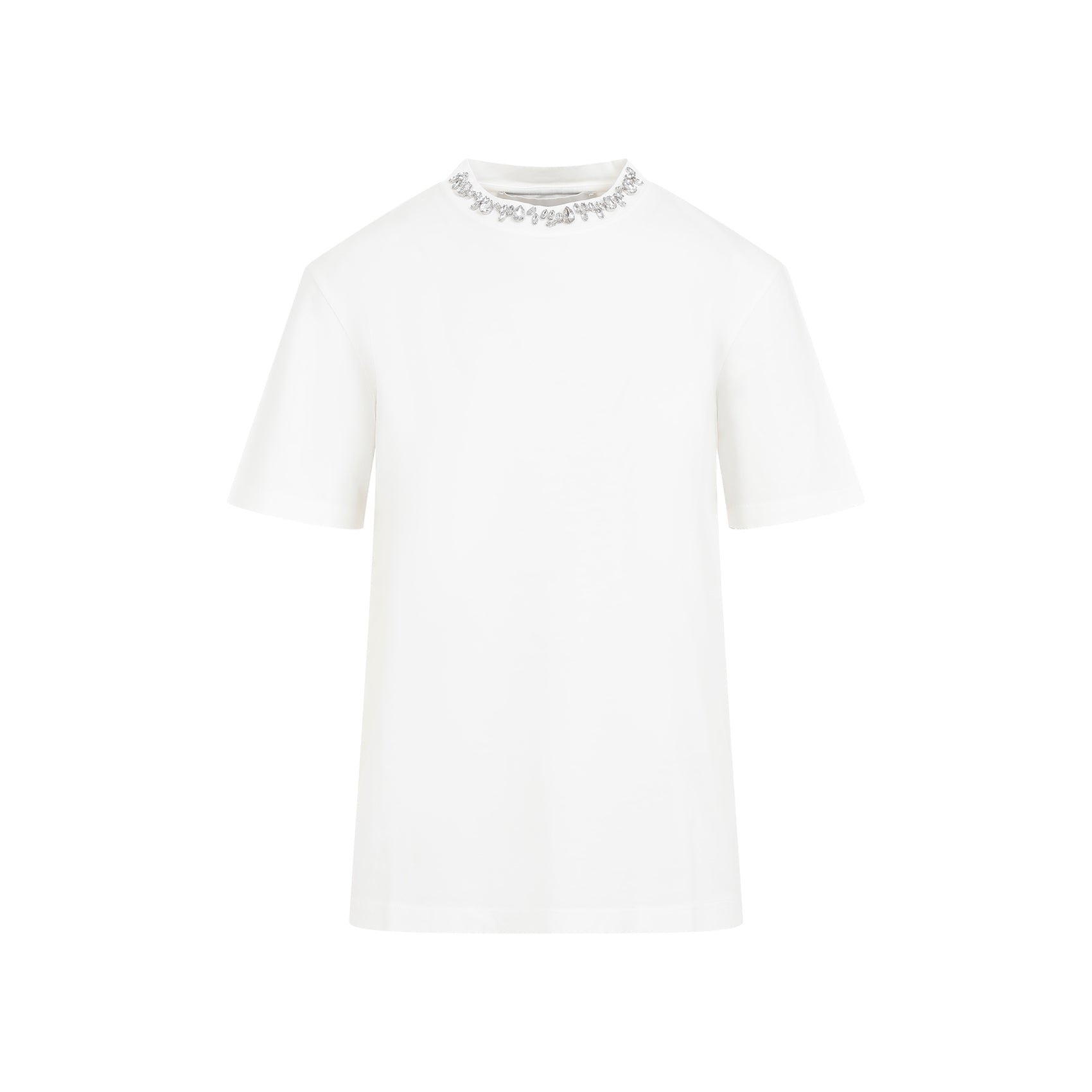 GOLDEN GOOSE Luxe Crystal Detail Tee - Women's Casual Style