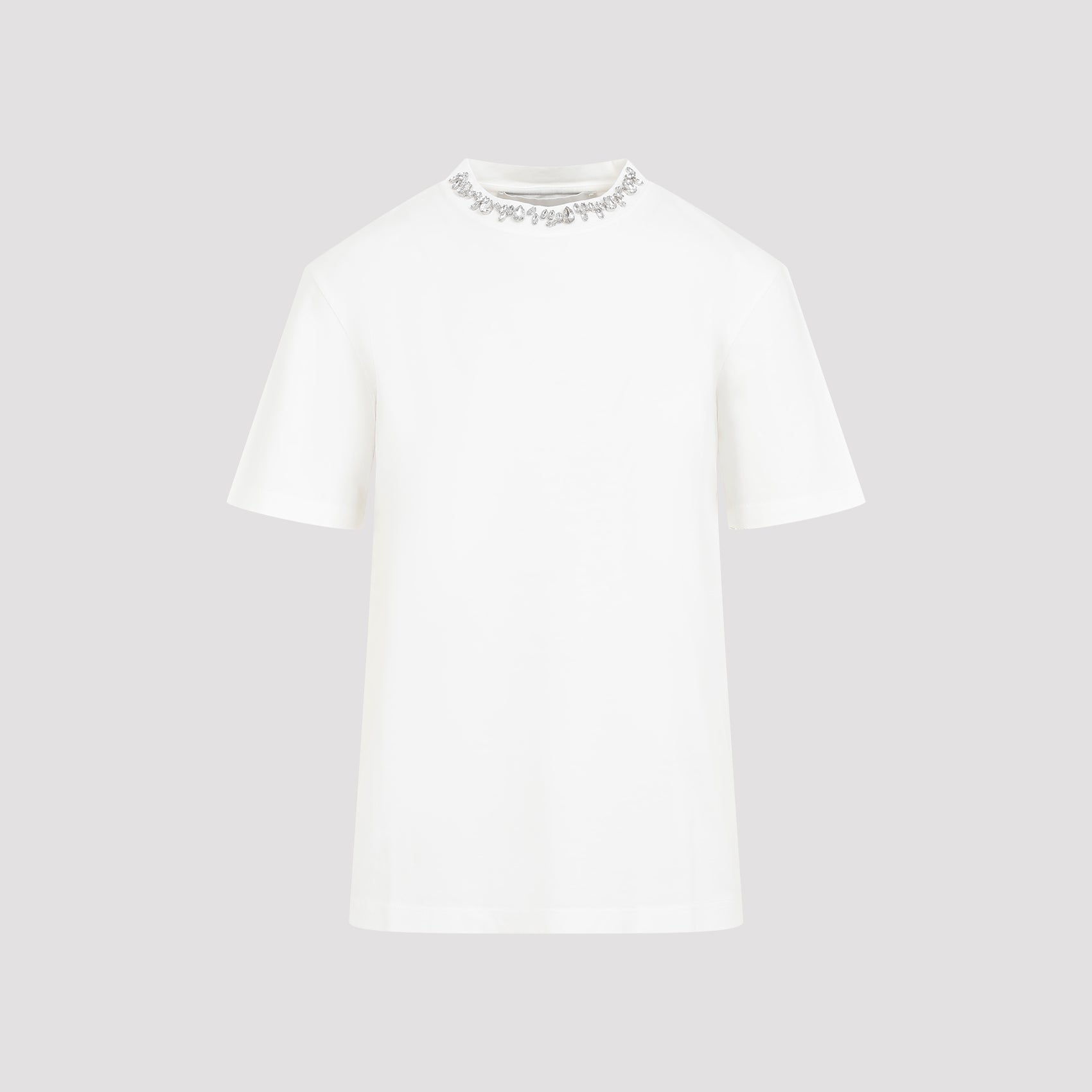 GOLDEN GOOSE Luxe Crystal Detail Tee - Women's Casual Style