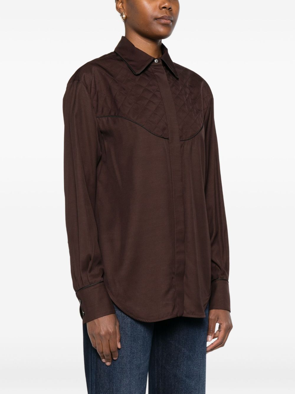 GOLDEN GOOSE Elegant Viscose Shirt for Women - Style Your FW25 Wardrobe