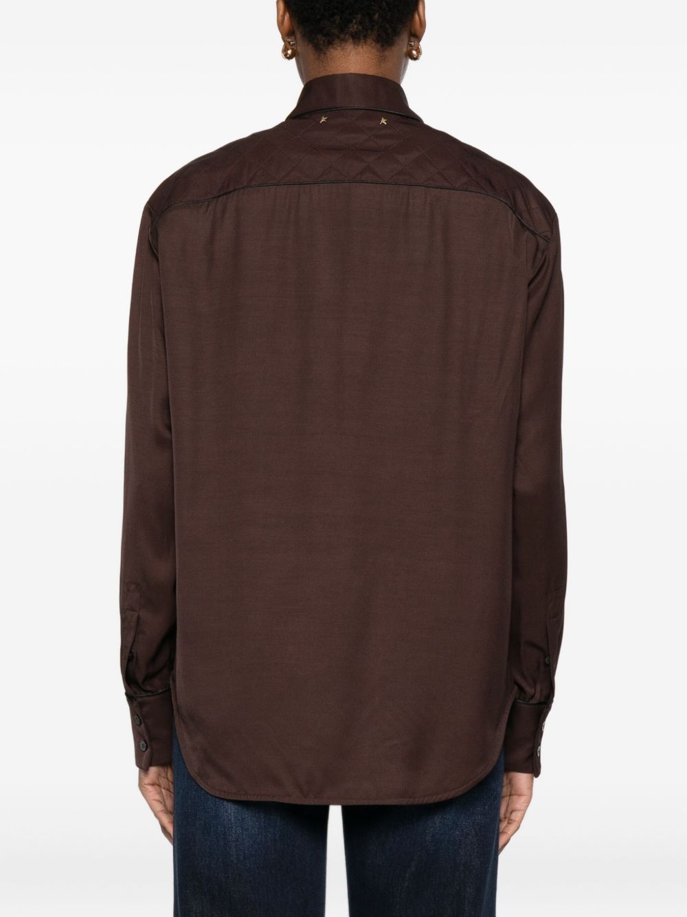 GOLDEN GOOSE Elegant Viscose Shirt for Women - Style Your FW25 Wardrobe