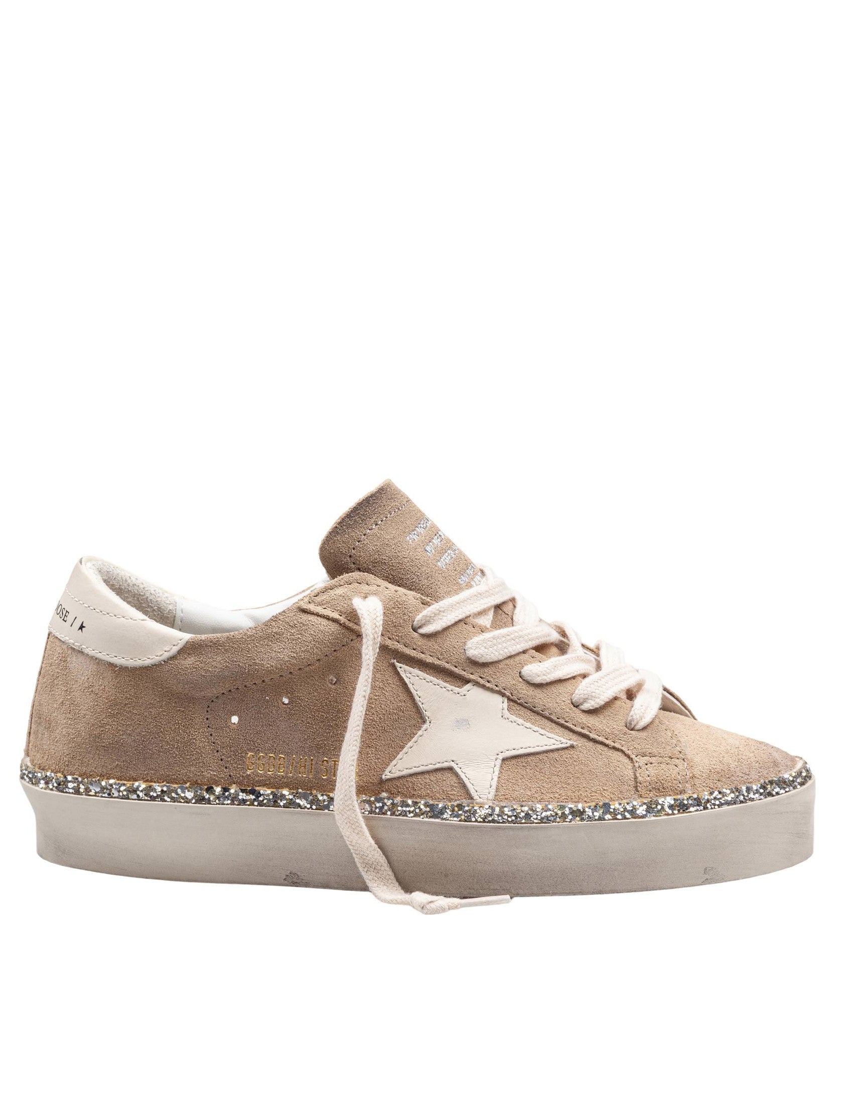 GOLDEN GOOSE High-Top Sparkling Sneakers for Women