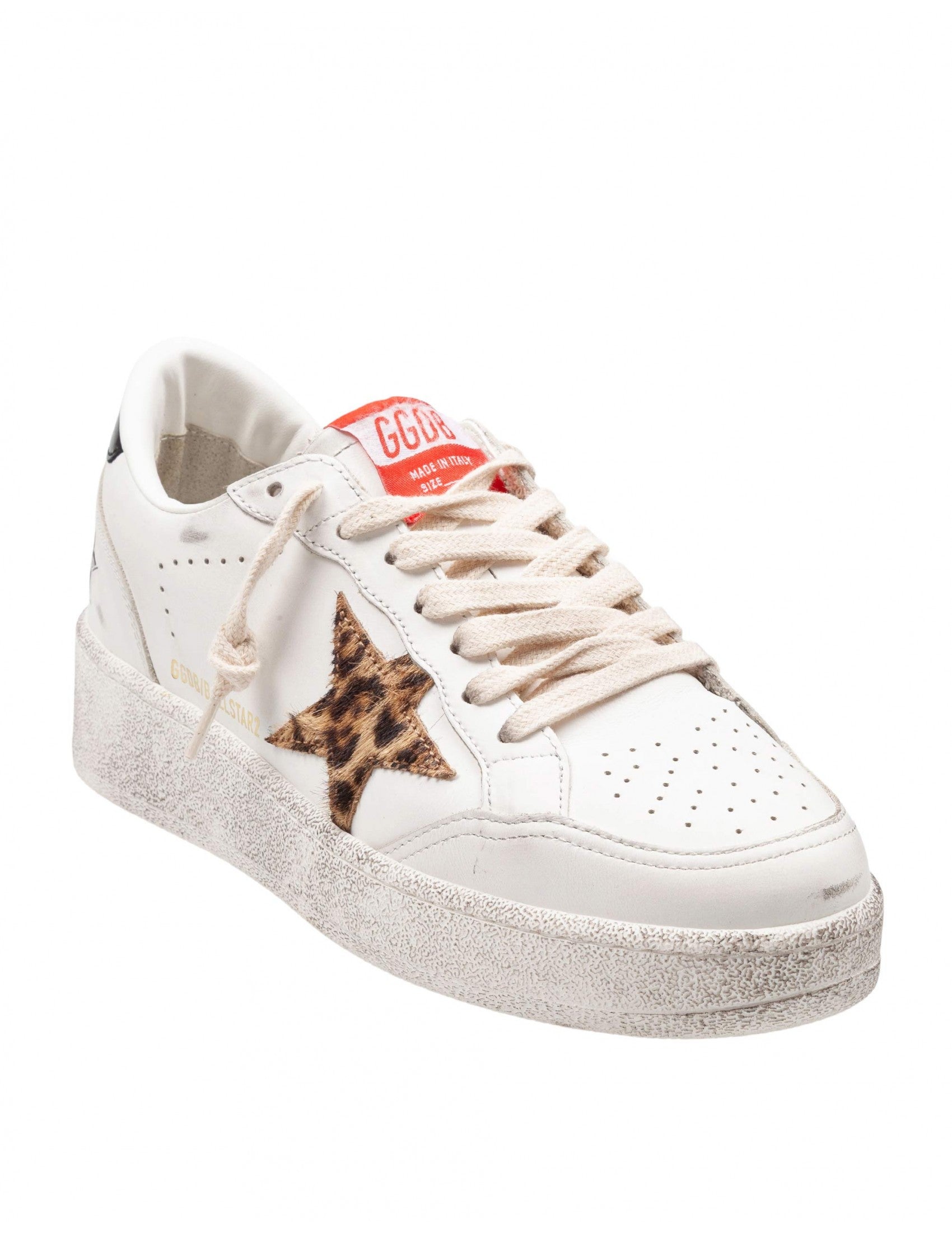 GOLDEN GOOSE Vintage-Inspired Women's Sneaker with Ponyskin Star