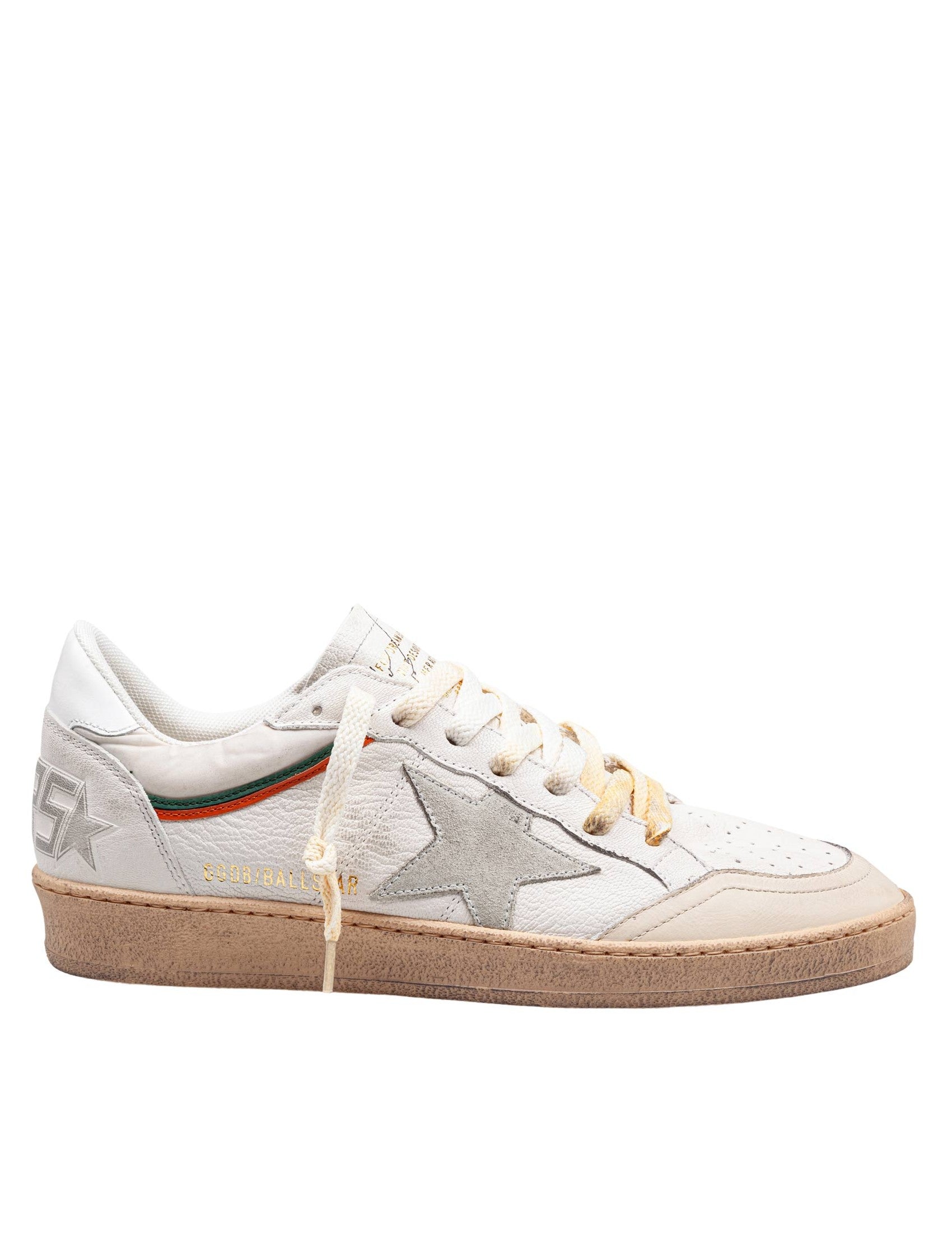 GOLDEN GOOSE Men's Sneaker Ballstar in Nappa and Nylon