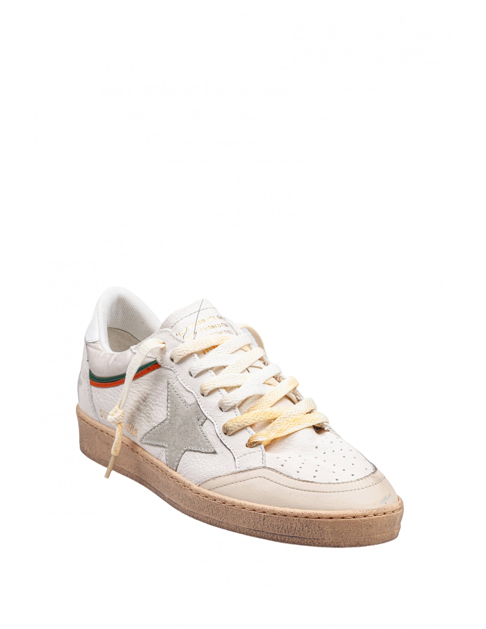 GOLDEN GOOSE Men's Sneaker Ballstar in Nappa and Nylon