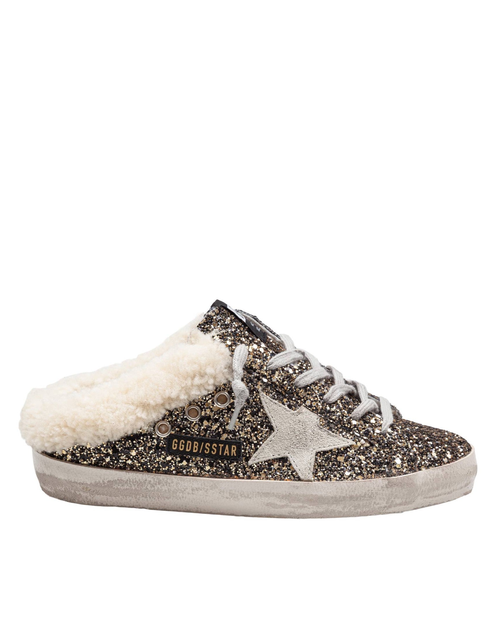 GOLDEN GOOSE Glitter Superstar Sneakers for Women