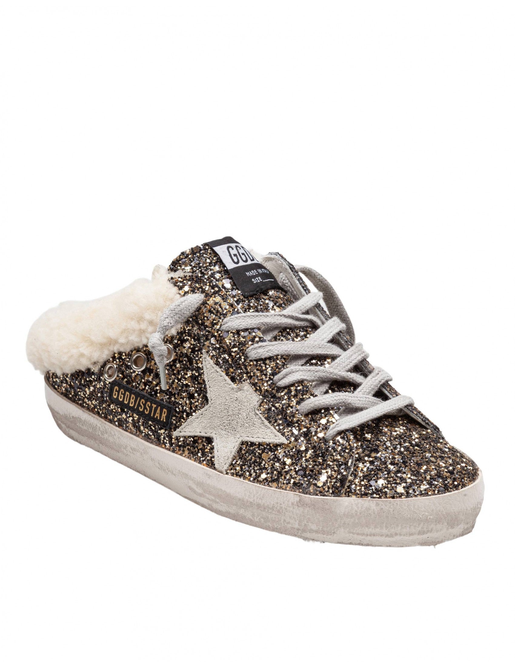 GOLDEN GOOSE Glitter Superstar Sneakers for Women