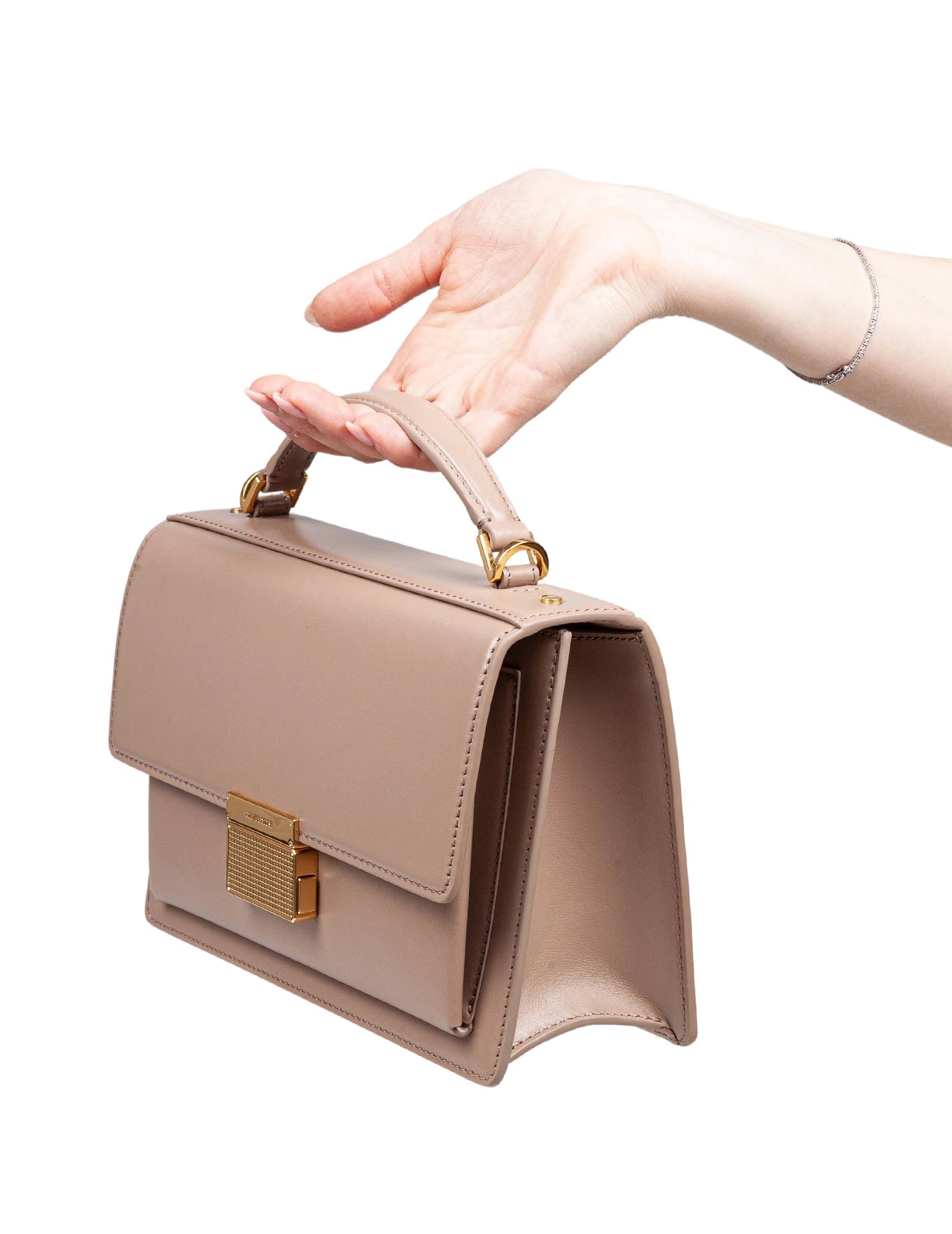 GOLDEN GOOSE Mini Venezia Handbag with Flap Closure - Chic Women's Bag