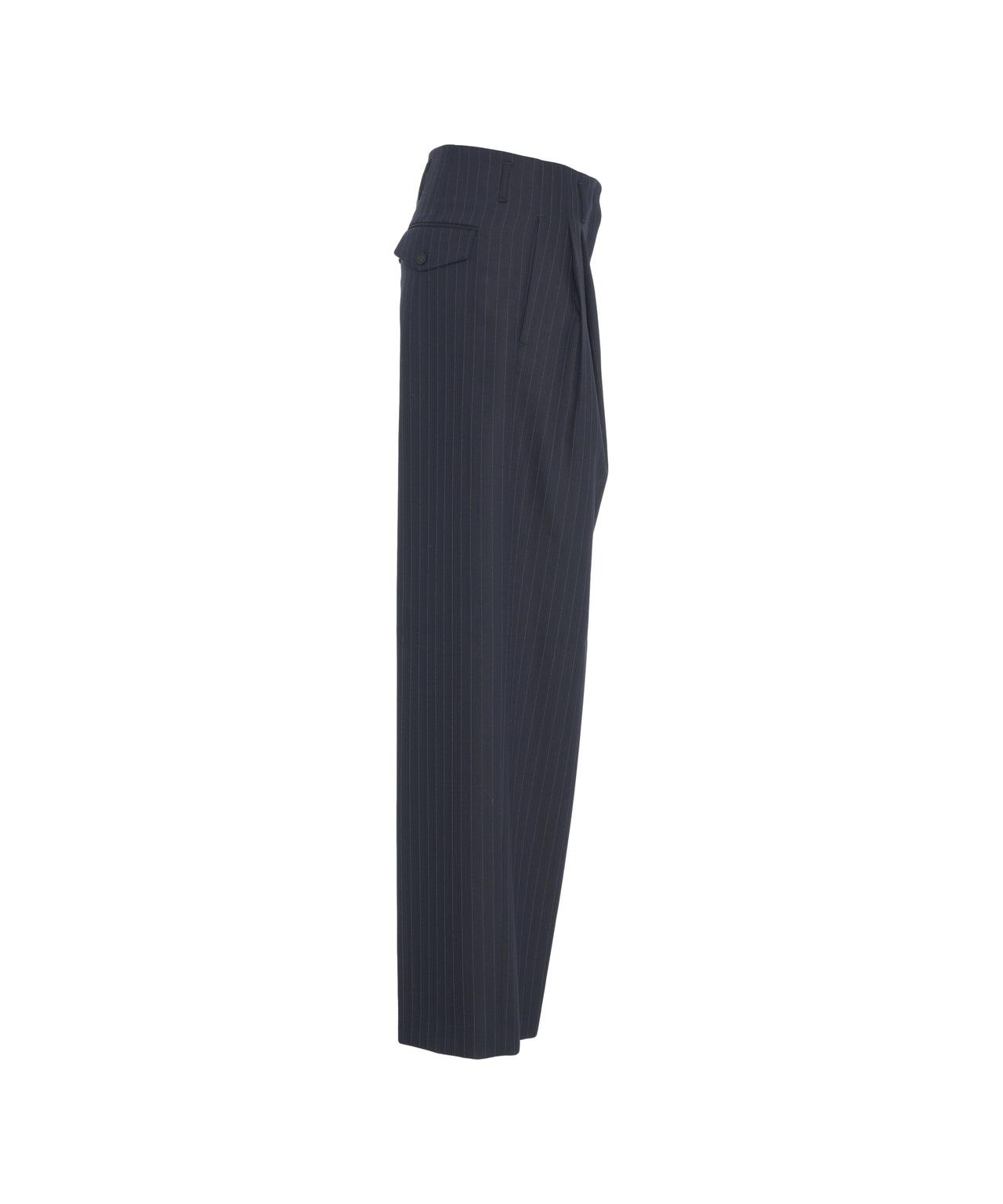 GOLDEN GOOSE Wide-Leg Pinstripe Trousers 'Flavia' for Women