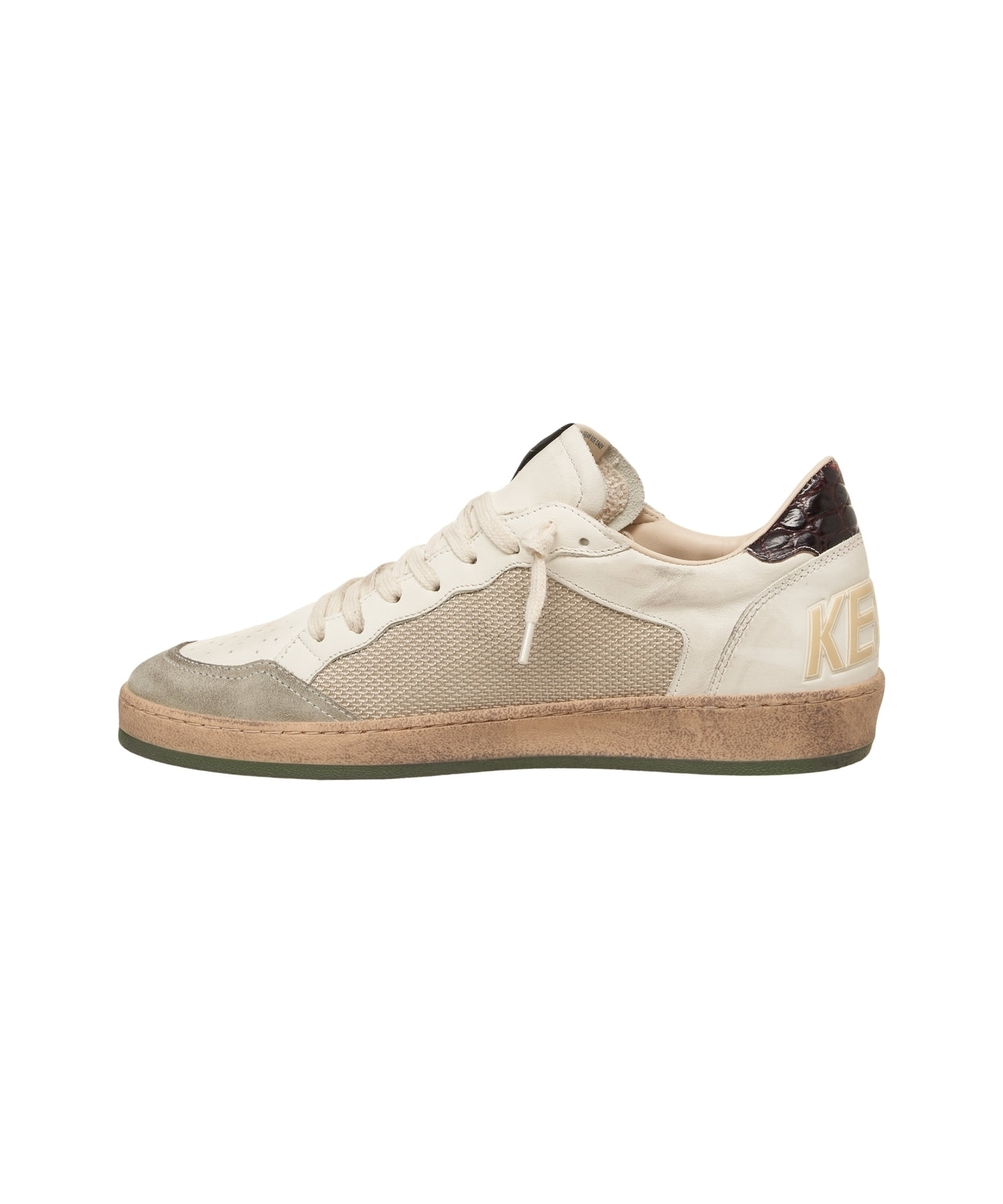 GOLDEN GOOSE Men's Vintage Double Quarter Sneakers