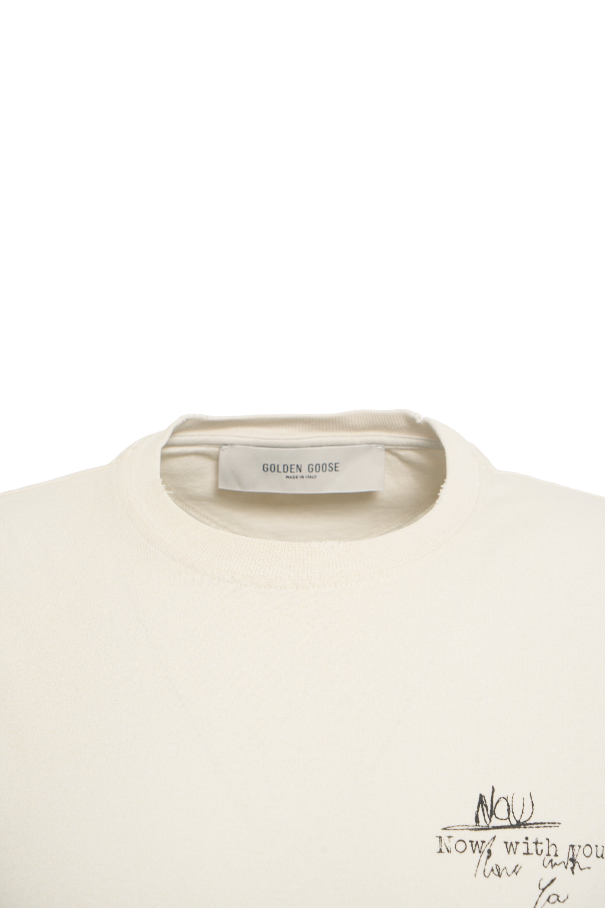 GOLDEN GOOSE Classic T-Shirt with Discreet Print for Men